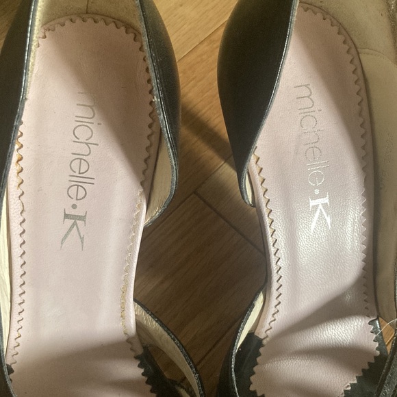 NEW Michelle K heel sandals sz 7 - Picture 3 of 8
